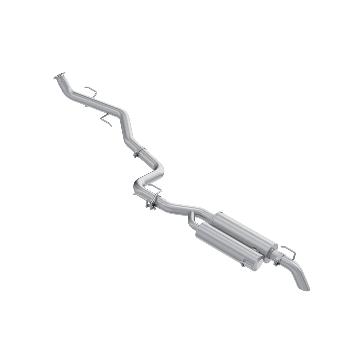 MBRP 3-Inch Cat-Back Exhaust | Street Profile | Turndown Exit | T304 Stainless Steel | Toyota Tacoma 2.4L | S5325304