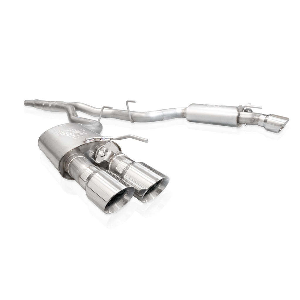 Stainless Works 2024 Mustang GT Redline Cat-Back Exhaut With Quad Tips M24QUADXFCR