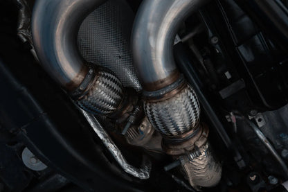 MBRP 3-Inch Cat-Back Exhaust | Race Profile | Dual Rear Exit | Carbon Fiber Tips | T304 Stainless Steel | S51573CF