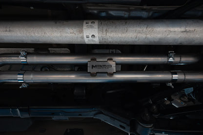 MBRP 3-Inch Cat-Back Exhaust | Race Profile | Dual Rear Exit | Carbon Fiber Tips | T304 Stainless Steel | S51573CF