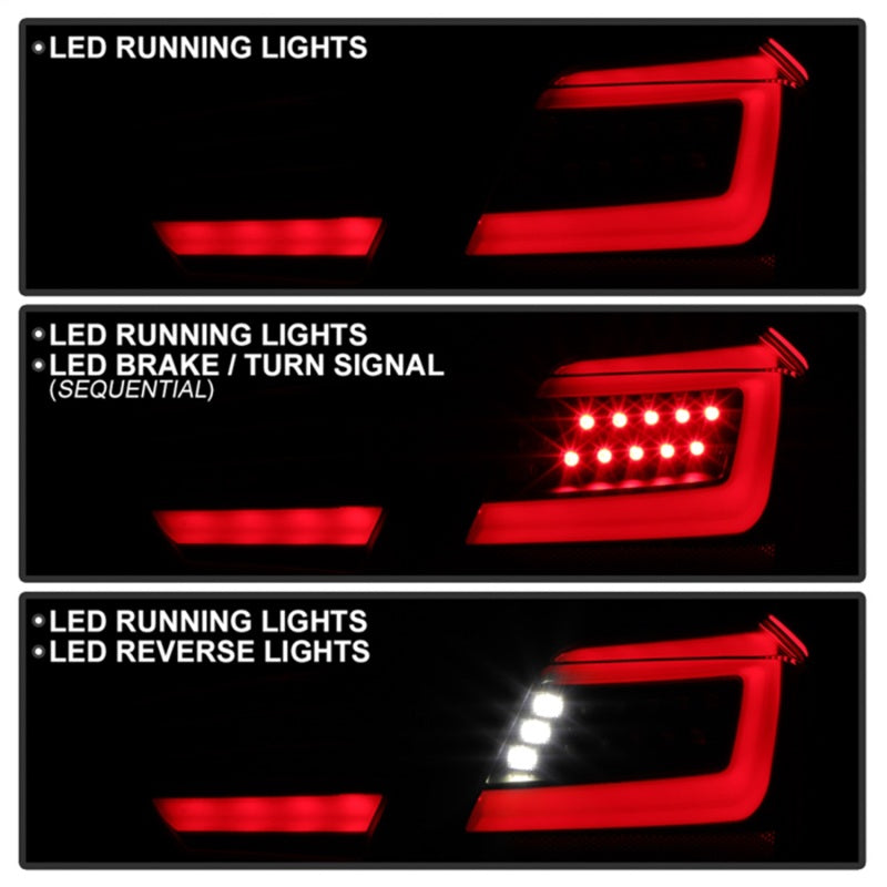 Spyder 14-20 Chevy Impala LED Tail Lights - Black (ALT-YD-CHIP14-SEQ-BK)