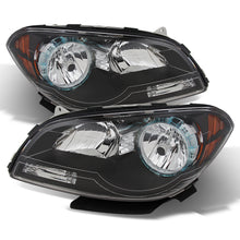 Load image into Gallery viewer, Xtune Chevy Malibu 2008-2012 Crystal Headlights Black HD-JH-CMA08-AM-BK SPYDER