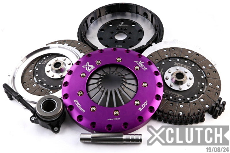 XClutch 08-09 Audi A3 Sportback 2.0L 9in Twin Solid Organic Clutch Kit