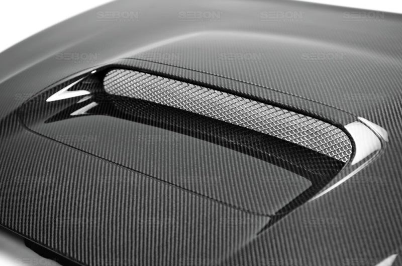 Seibon OEM-style carbon fiber hood for 2015-2021 Subaru WRX/STi - HD15SBIMP-OE