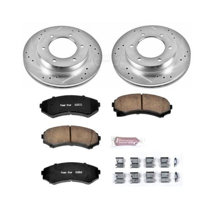 Power Stop 2002 Honda Passport Front Z23 Evolution Sport Brake Kit PowerStop