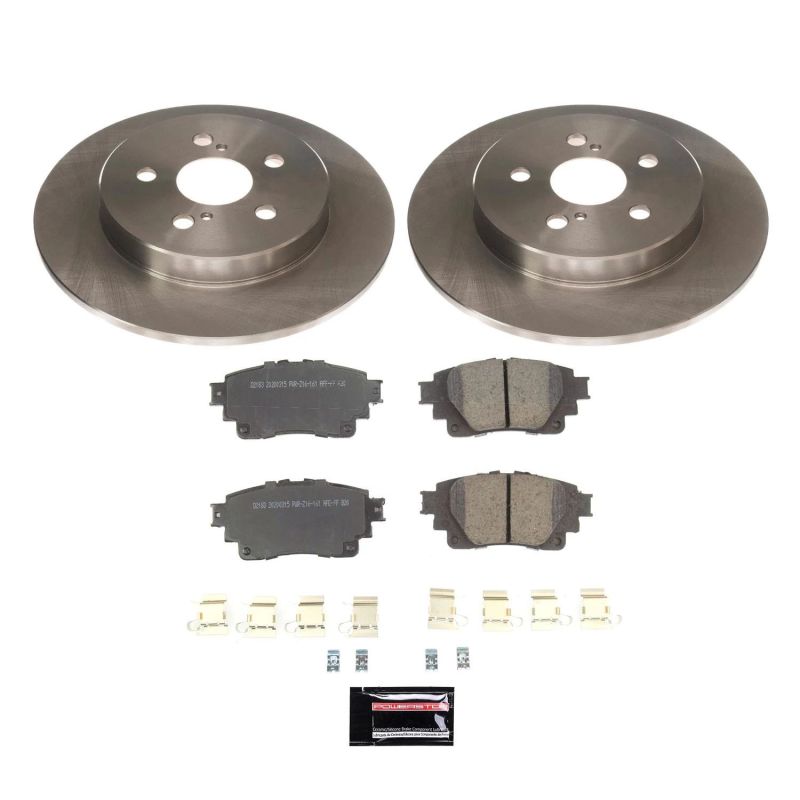 Power Stop 2019 Toyota Corolla Rear Autospecialty Brake Kit PowerStop