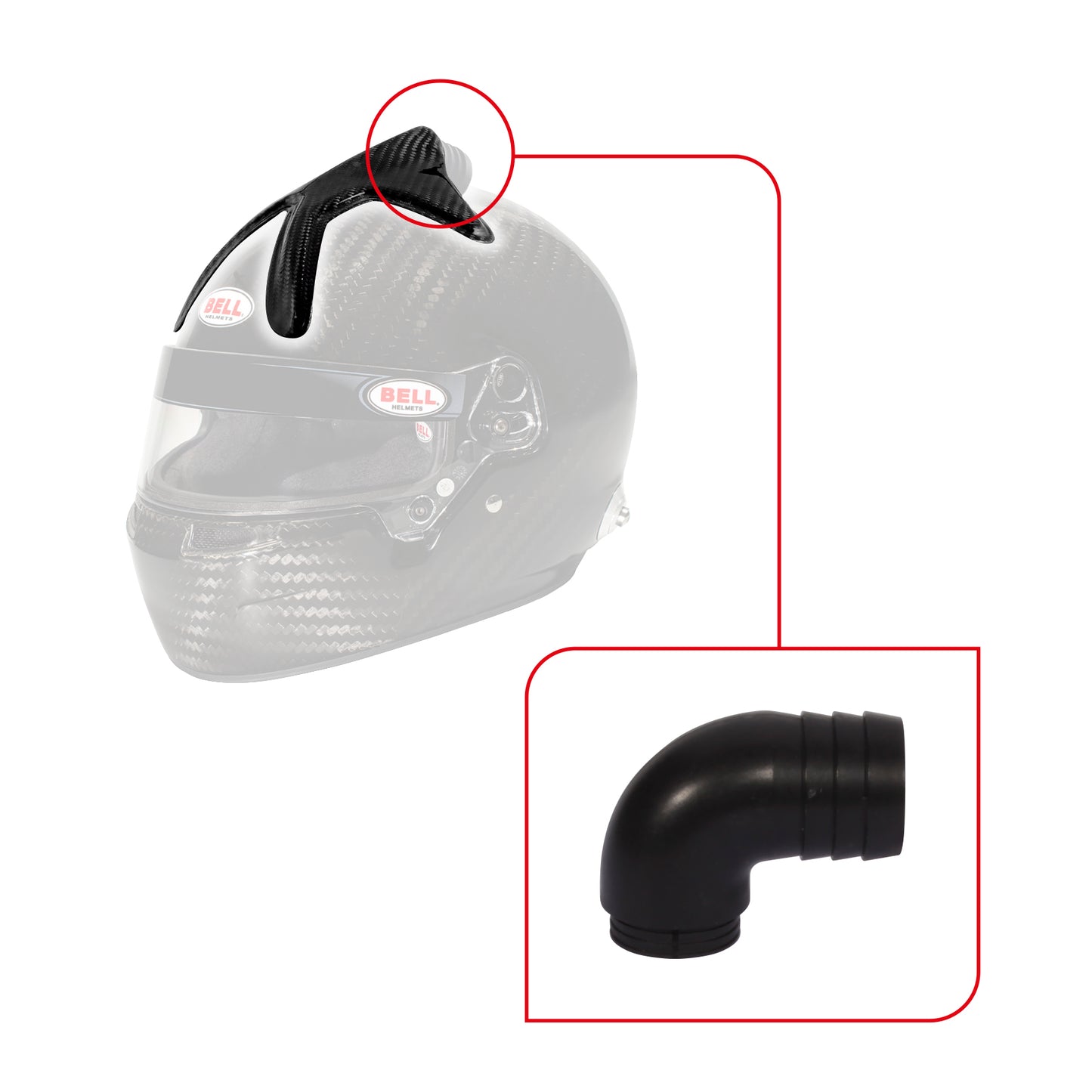 Bell 10 Hole V05 45/90 Carbon Fiber 2070136
