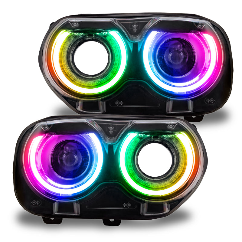 Oracle 15-21 Dodge Challenger RGB+W Headlight DRL Upgrade Kit - ColorSHIFT ORACLE Lighting