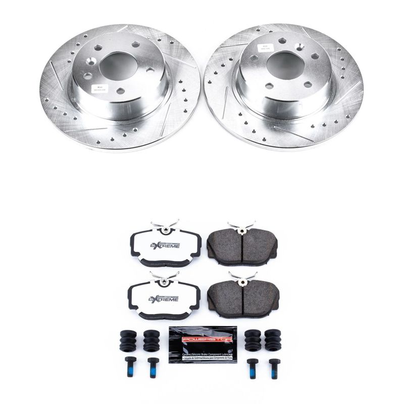 Power Stop 99-04 Land Rover Discovery Rear Z36 Truck & Tow Brake Kit w/Calipers PowerStop
