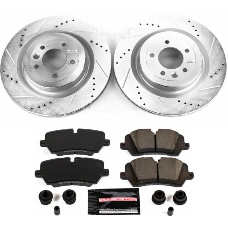 Power Stop 13-18 Land Rover Range Rover Rear Z23 Evolution Sport Brake Kit PowerStop