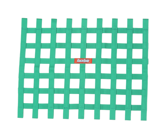 RaceQuip Green Ribbon Window Net