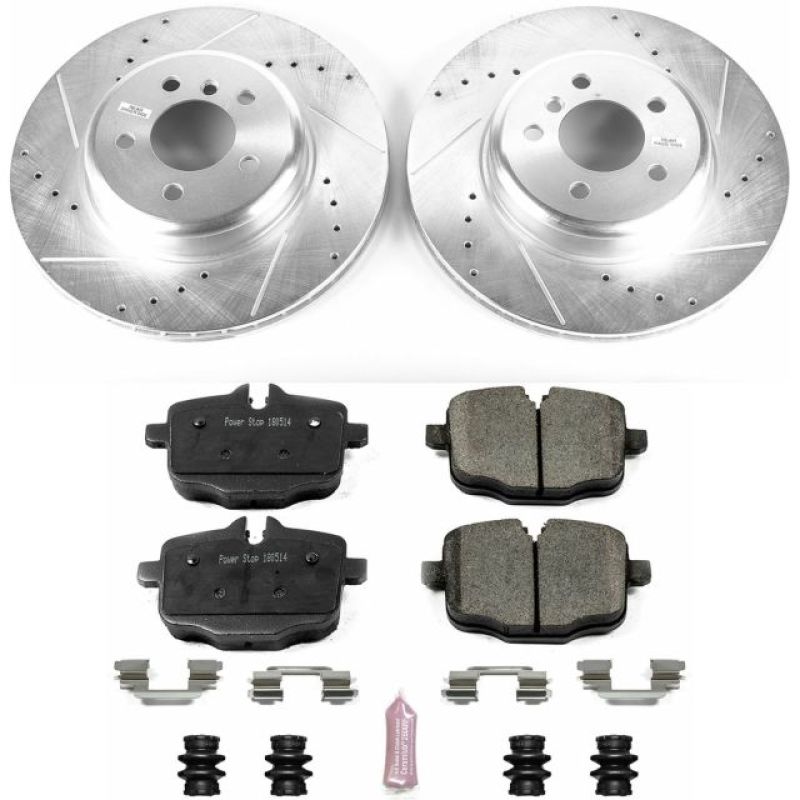Power Stop 11-16 BMW 550i Rear Z23 Evolution Sport Brake Kit PowerStop