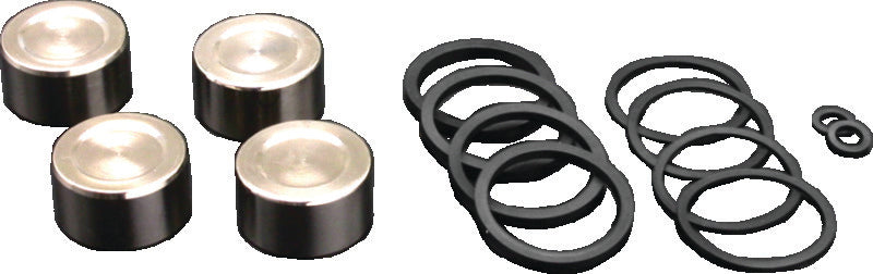 Bikers Choice 00-14 Big Twin Front or Rear Caliper Piston & Seal Kit 4 Piston Exc. Brembo - 601663