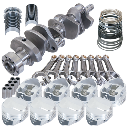 Eagle Chevy 454 1Pc 4.000in Crank 6.135in I-Beam Rods 38cc Dome 4.350in Pistons Rotating Assembly