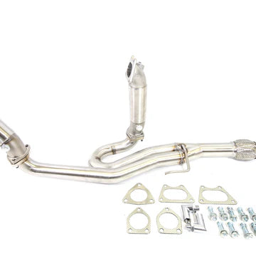 PLM Primary Catalytic Converters PCD & J-Pipe Acura TL 2004-2008 Combo - PLM-PCD-V6-0408-J-PIPE-CAT