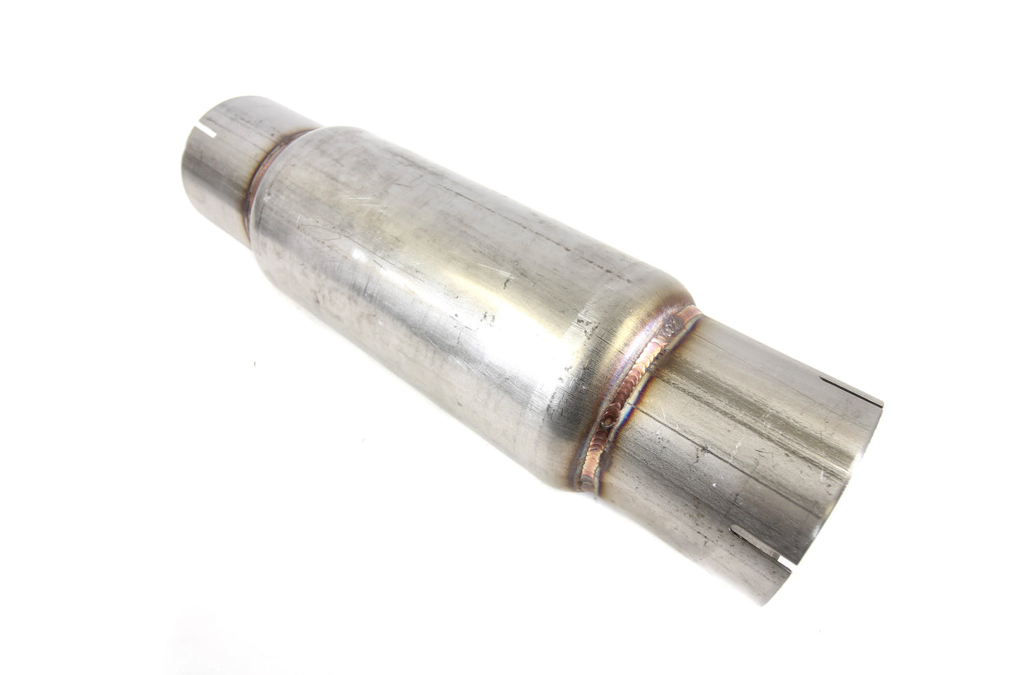 PLM Twister Race Diesel 4" Muffler Resonator - Stainless Steel - PLM-D-MUFFLER-TW-4