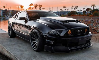 Anderson Composites 2010 - 2014 Shelby GT500 & 2013 - 2014 Mustang Carbon Fiber Ram Air Cowl Hood - AC-HD1011FDMU-TS