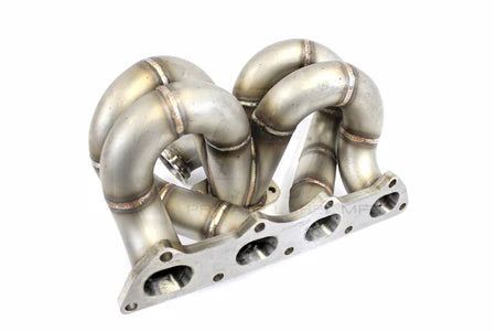 PLM Power Driven T3 Ramhorn Turbo Manifold A/C & P/S Compatible B-Series B16 B18 B20 - PLM-B-TM-AC