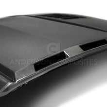 Load image into Gallery viewer, Anderson Composites 18-23 Ford Mustang Ram Air Carbon Fiber Hood - AC-HD18FDMU-AB-DS