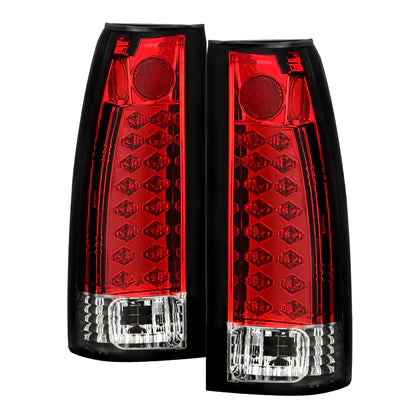 Spyder Chevy C/K Series 1500 88-98/Blazer 92-94 LED Tail Lights Red Clear ALT-YD-CCK88-LED-RC