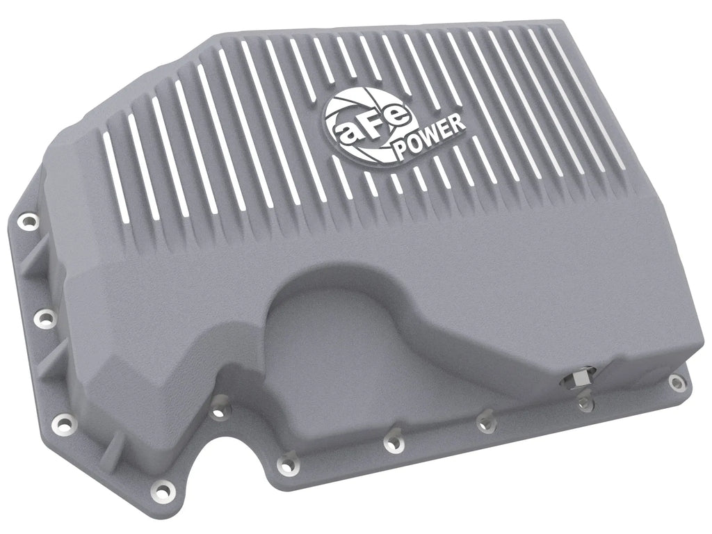 aFe 2005-2022 VW GTI / Golf / Jetta / Tiguan / Audi A3 / Q3 / S3 / TT/S Power Street Series Engine Oil Pan Raw w/ Machined Fins - 46-71240A