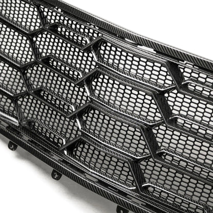 Anderson Composites 2017-2024 Chevrolet Camaro ZL1 1LE Carbon Fiber Lower Grille - AC-FG17CHCAMZL Anderson Composites