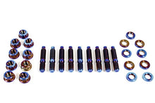 Load image into Gallery viewer, PLM Titanium B / D / F / H / J - Series Exhaust Header Manifold Stud Kit - PLM-M8-BOLT-TITAN-9PCS