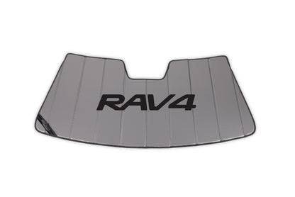 Covercraft 19-25 Toyota Official Licensed UVS100 Custom Sunscreen with Black RAV4 Logo