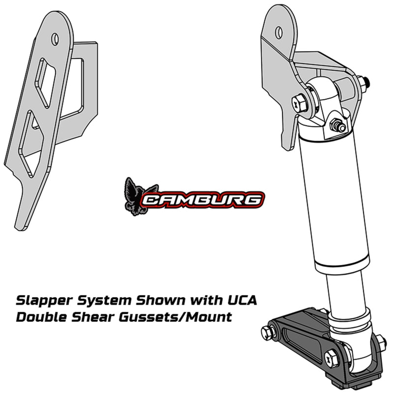 Camburg 05-23 Toyota Tacoma 2.5 Front Slapper Bump Stop Mount Kit Only Camburg
