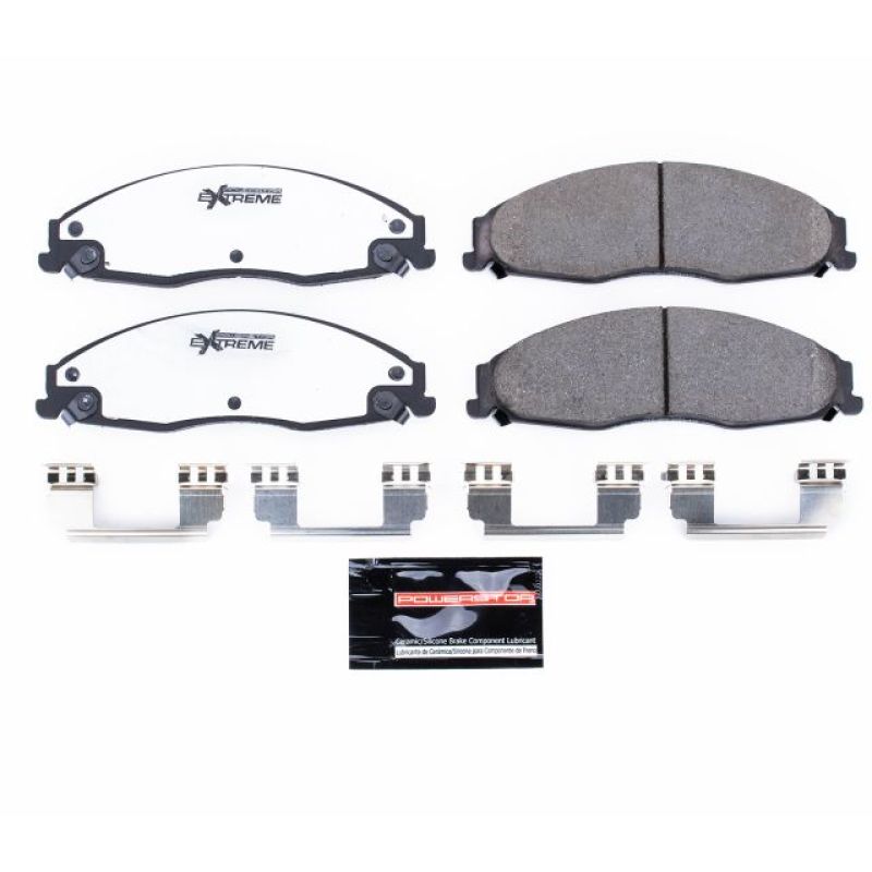 Power Stop 03-07 Cadillac CTS Front Z26 Extreme Street Brake Pads w/Hardware PowerStop