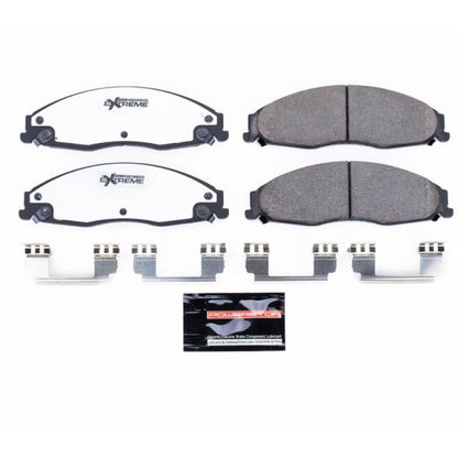 Power Stop 03-07 Cadillac CTS Front Z26 Extreme Street Brake Pads w/Hardware PowerStop