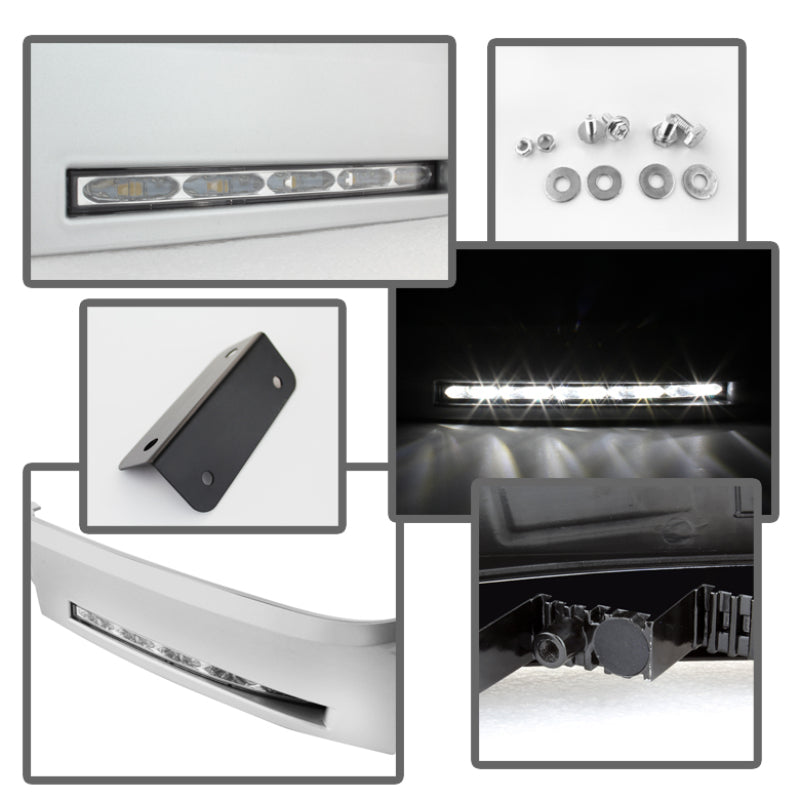 Spyder Toyota Tundra 07-13 Daytime LED Running Lights wo/switch Silver FL-DRL-TTU07-SIL SPYDER