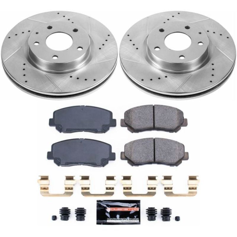 Power Stop 13-15 Mazda CX-5 Front Z23 Evolution Sport Brake Kit