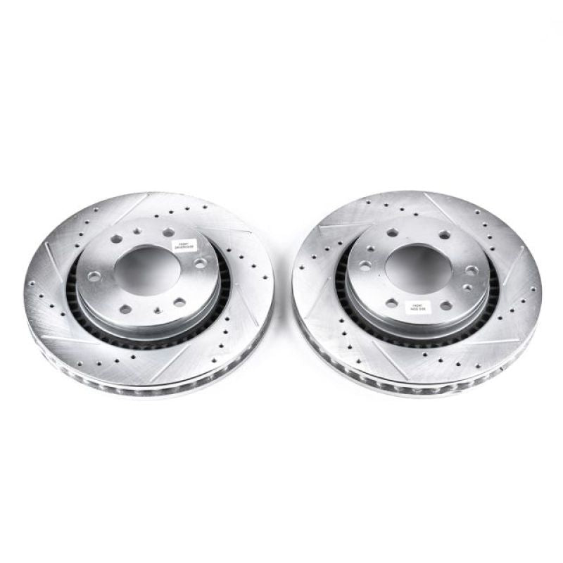 Power Stop 06-07 Buick Rainier Front Evolution Drilled & Slotted Rotors - Pair PowerStop