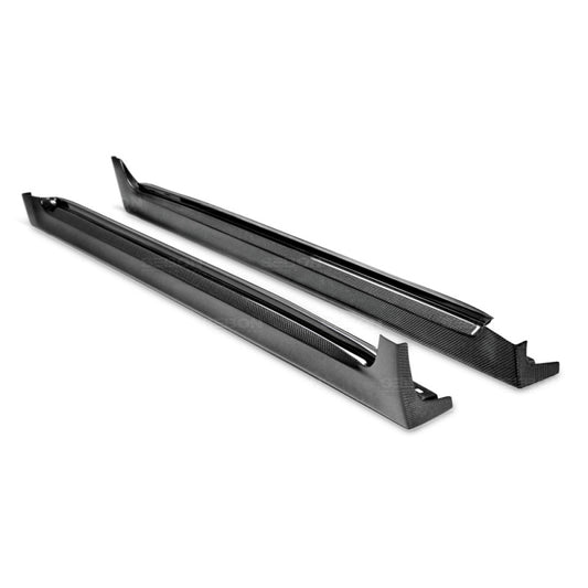 Seibon OEM-style carbon fiber side skirts for 2008-2014 Subaru STi / 2011-2014 WRX -SS0809SBIMPSTI-OE