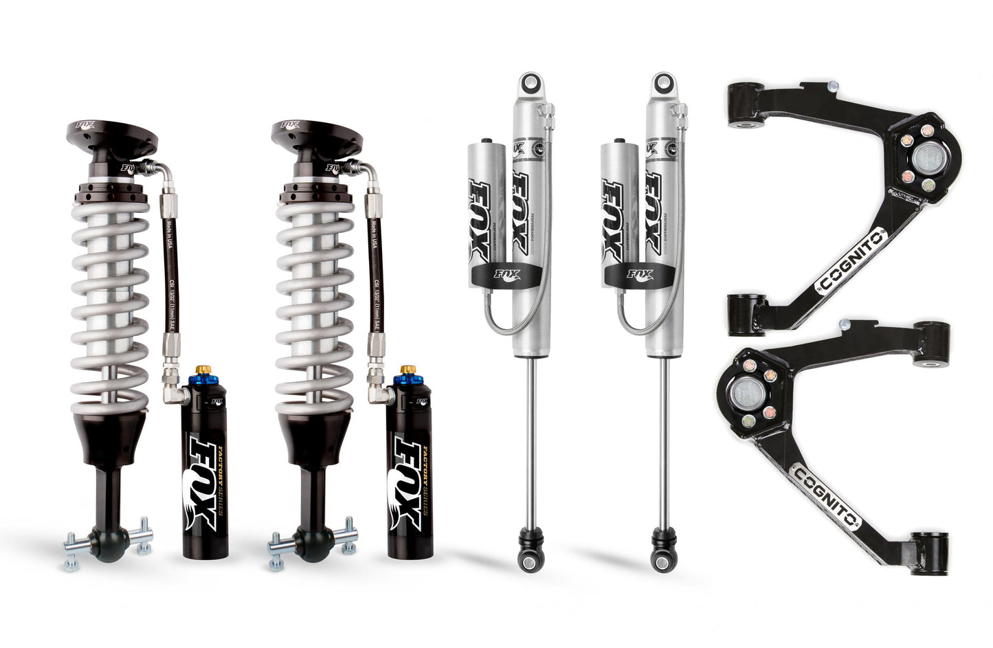 Fox 07-18 GM 1500 Performance Elite Series 2.5 Coilover Reservoir Shock - Pair