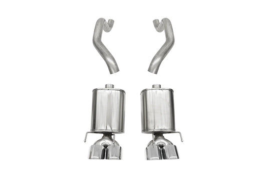 Corsa XTREME, SPORT / 2.5 IN AXLE-BACK 4.5 IN TWIN TIPS | 2005-2008 CORVETTE C6 CORSA Performance