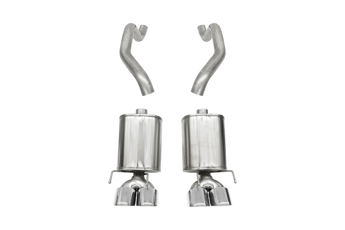 Corsa XTREME, SPORT / 2.5 IN AXLE-BACK 4.5 IN TWIN TIPS | 2005-2008 CORVETTE C6 CORSA Performance