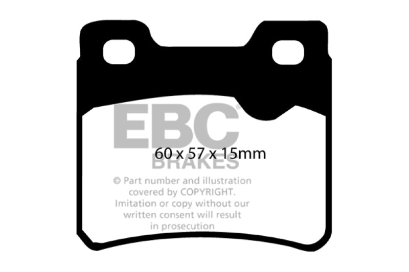 EBC YellowStuff Rear Brake Pads - DP4761R EBC