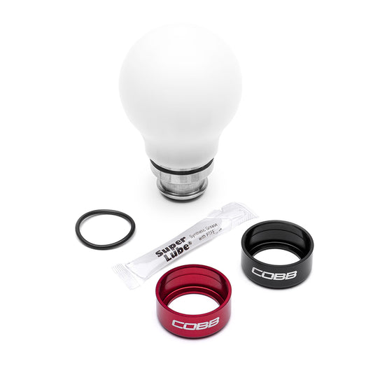 COBB Subaru 5-Speed COBB Short Weighted Knob - White 211360-W
