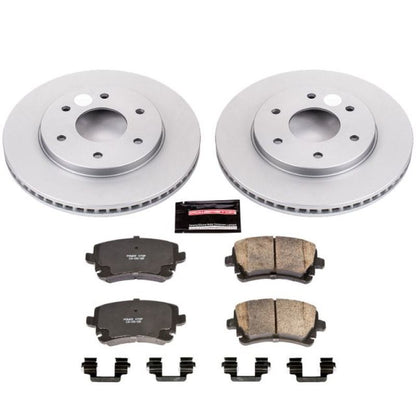 Power Stop 04-05 Infiniti QX56 Front Z17 Evolution Geomet Coated Brake Kit PowerStop