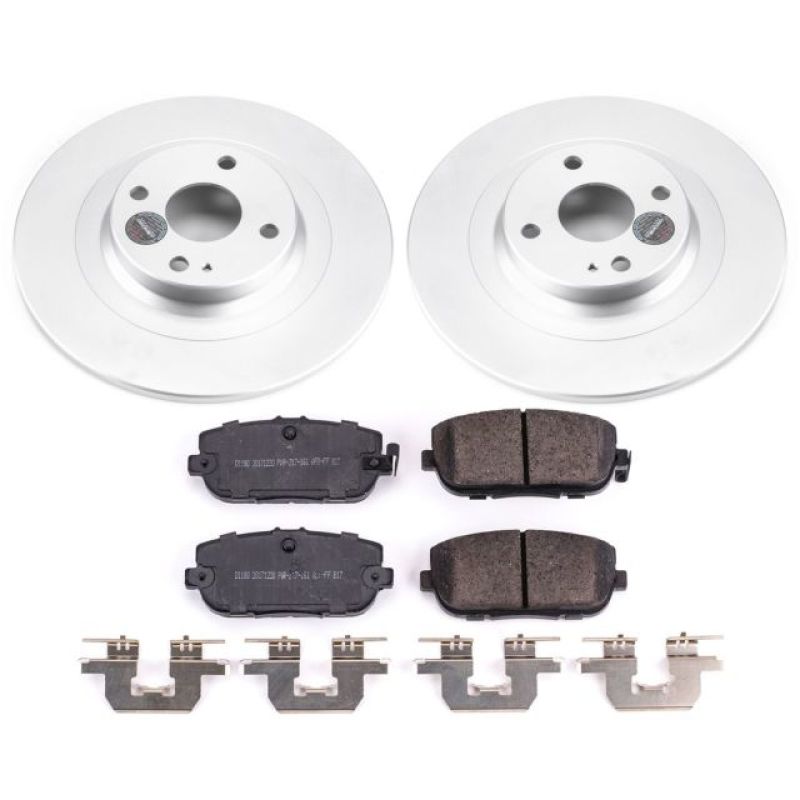 Power Stop 17-19 Fiat 124 Spider Rear Z17 Evolution Geomet Coated Brake Kit PowerStop