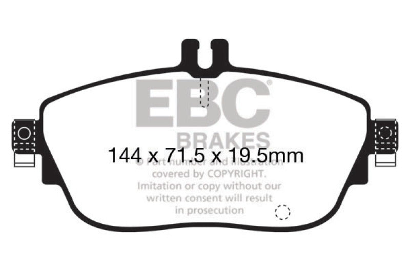 EBC YellowStuff Front Brake Pads - DP42165R