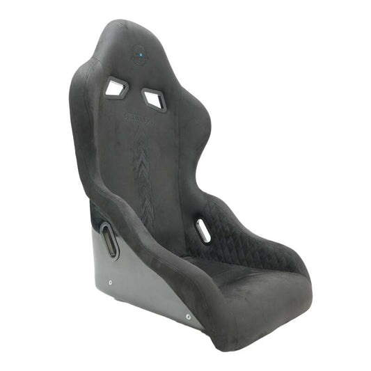 NRG Innovations Echelon Fiberglass Bucket Seat - Large - Black Stitching – FRP-350ECH-BK