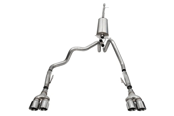 Corsa Sport / 3.0 in Cat-Back DRE Twin 4.0 in | 2022-2024 Silverado ZR2, Sierra AT4X 6.2L 147.5WB CORSA Performance