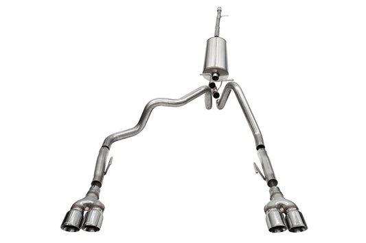Corsa Sport / 3.0 in Cat-Back DRE Twin 4.0 in | 2022-2024 Silverado ZR2, Sierra AT4X 6.2L 147.5WB CORSA Performance