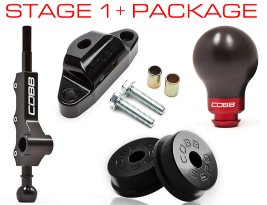 COBB Subaru 02-07 WRX 5MT Stage 1+ Drivetrain Package w/Tall Shifter 212X11P-BK