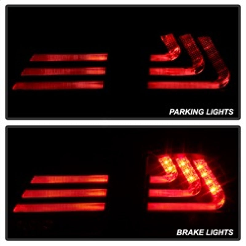 Spyder 07-11 Lexus GS 350 LED Tail Lights Black ALT-YD-LGS06-LED-BK SPYDER