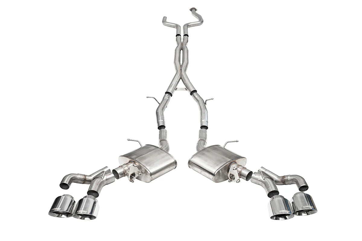 Corsa 22-24 Cadillac CT5 V Blackwing 3in. Cat-Back w/ Active Exhaust - Dbl X-Pipe - Twin 4.5in. Tips 21320