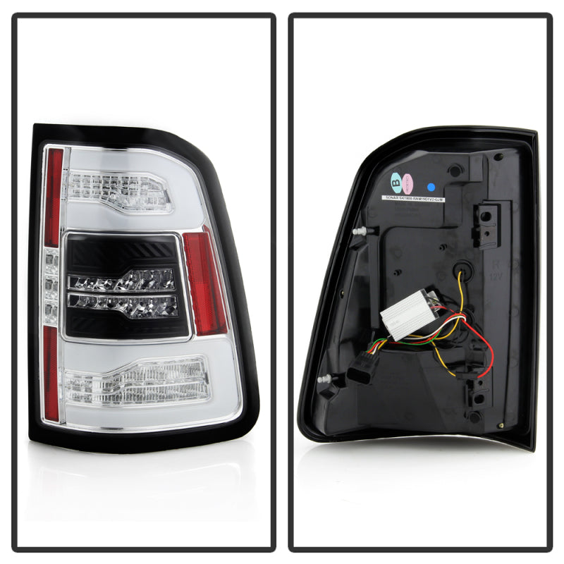 Spyder Dodge Ram 19-20 LED Tail Light Chrome ALT-YD-DR19HAL-SEQ-C SPYDER